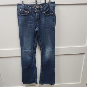 Seven7 Medium Blue Flare Jeans